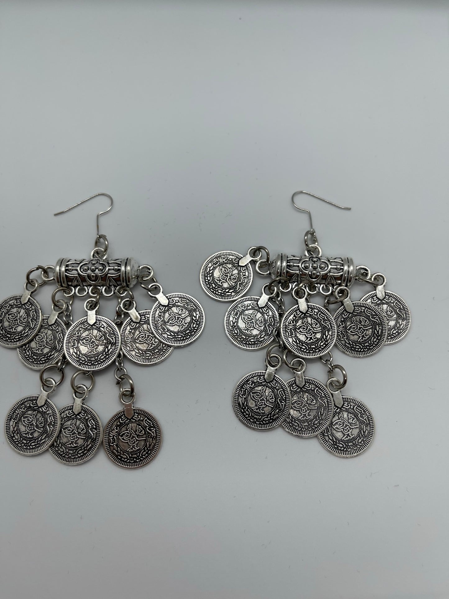 Chandelier Coin Earrings | Traditional Earrings | Tlethayotha Bling