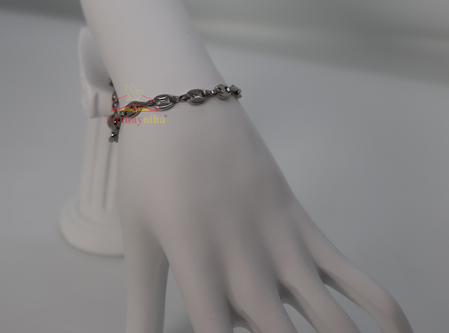 Coffee Bean Bracelet - Gold Stainless Steel Bracelet - Lustre & Star