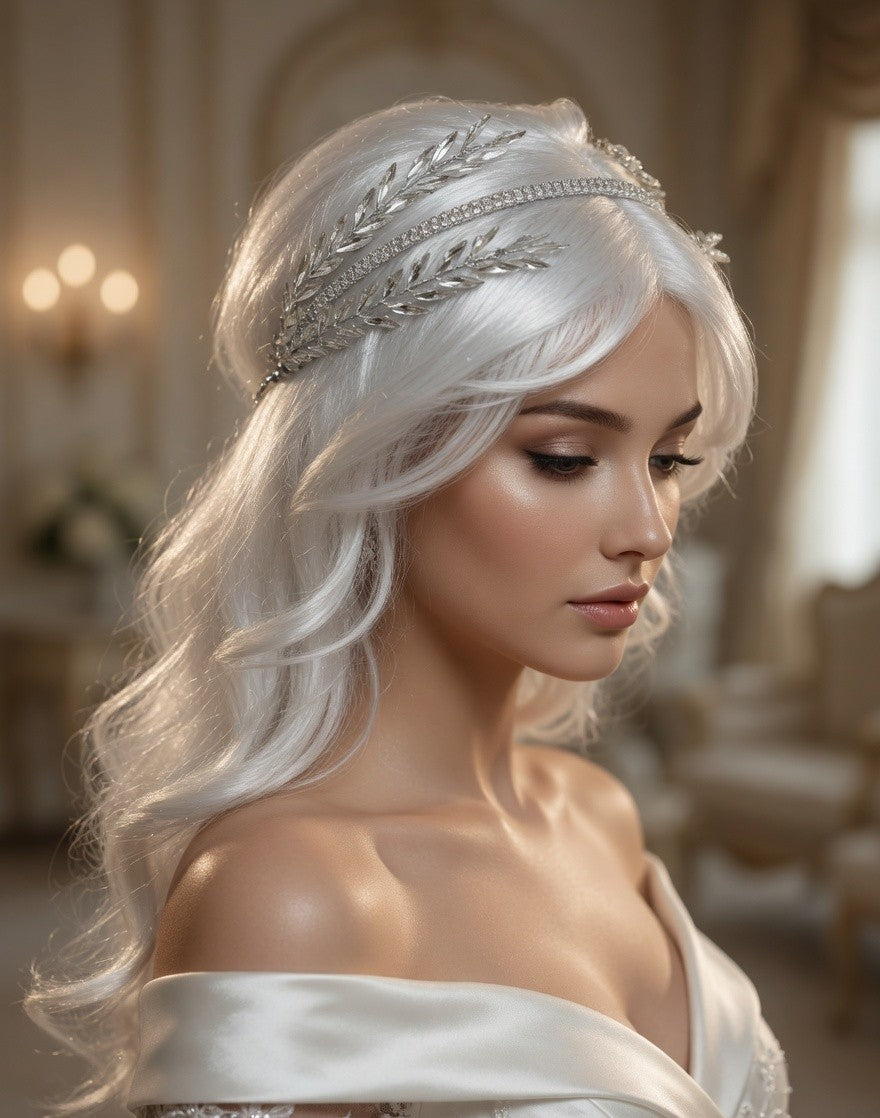 Sienna Bridal Hairpiece - Gold Floral Bridal Hair Accessory - Lustre & Star
