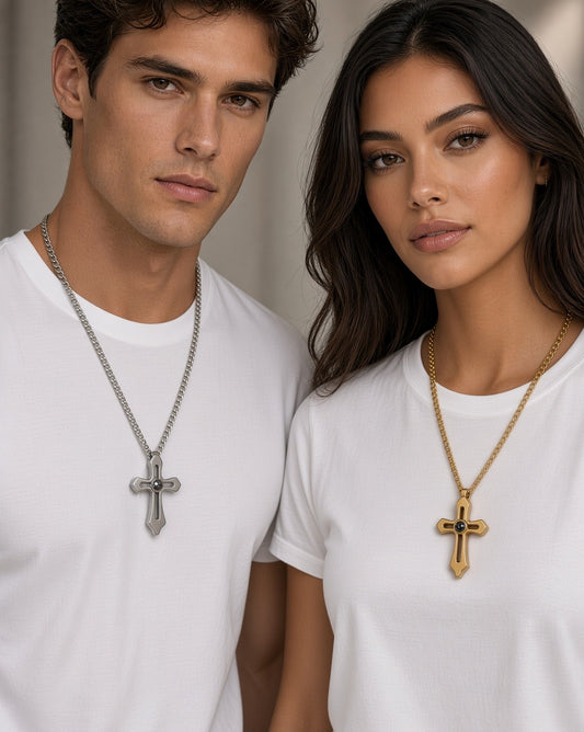 Cross with Projected Prayer