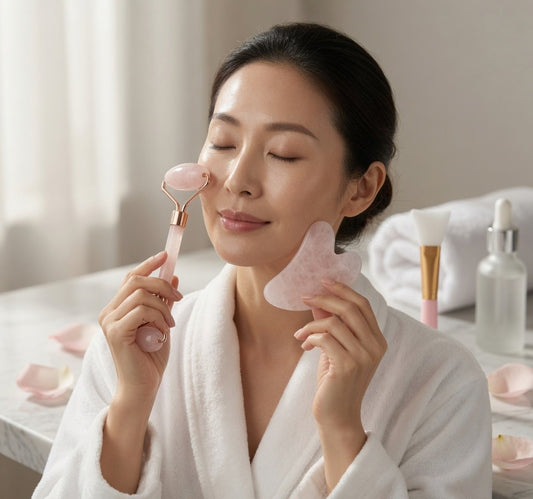 Jade Roller and Gua Sha Set
