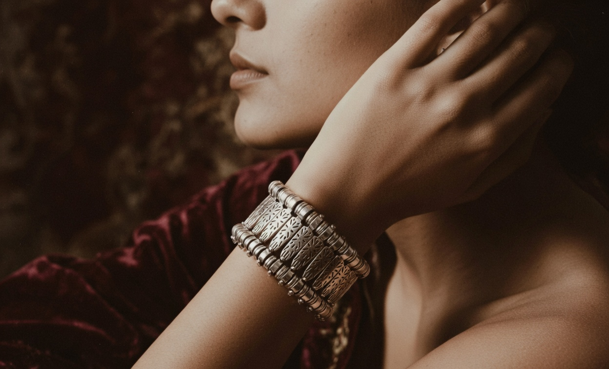 Column Bracelet - Gold Stainless Steel Bracelet - Lustre & Star