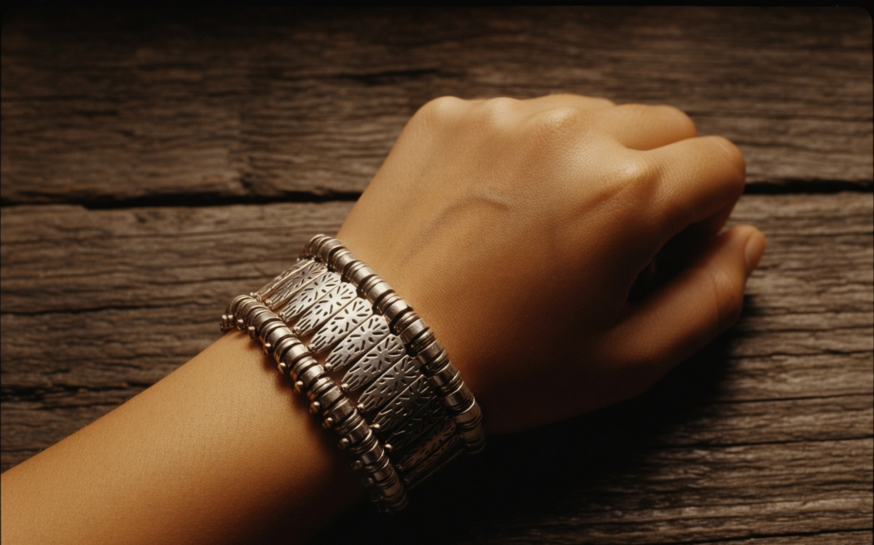 Column Bracelet - Gold Stainless Steel Bracelet - Lustre & Star