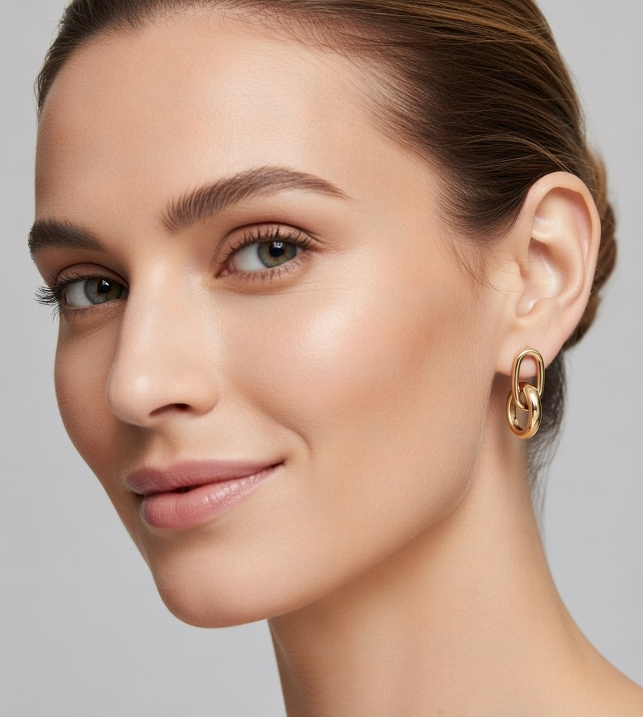 Heirloom Twin Earrings - Gold Stainless Steel Earrings - Lustre & Star