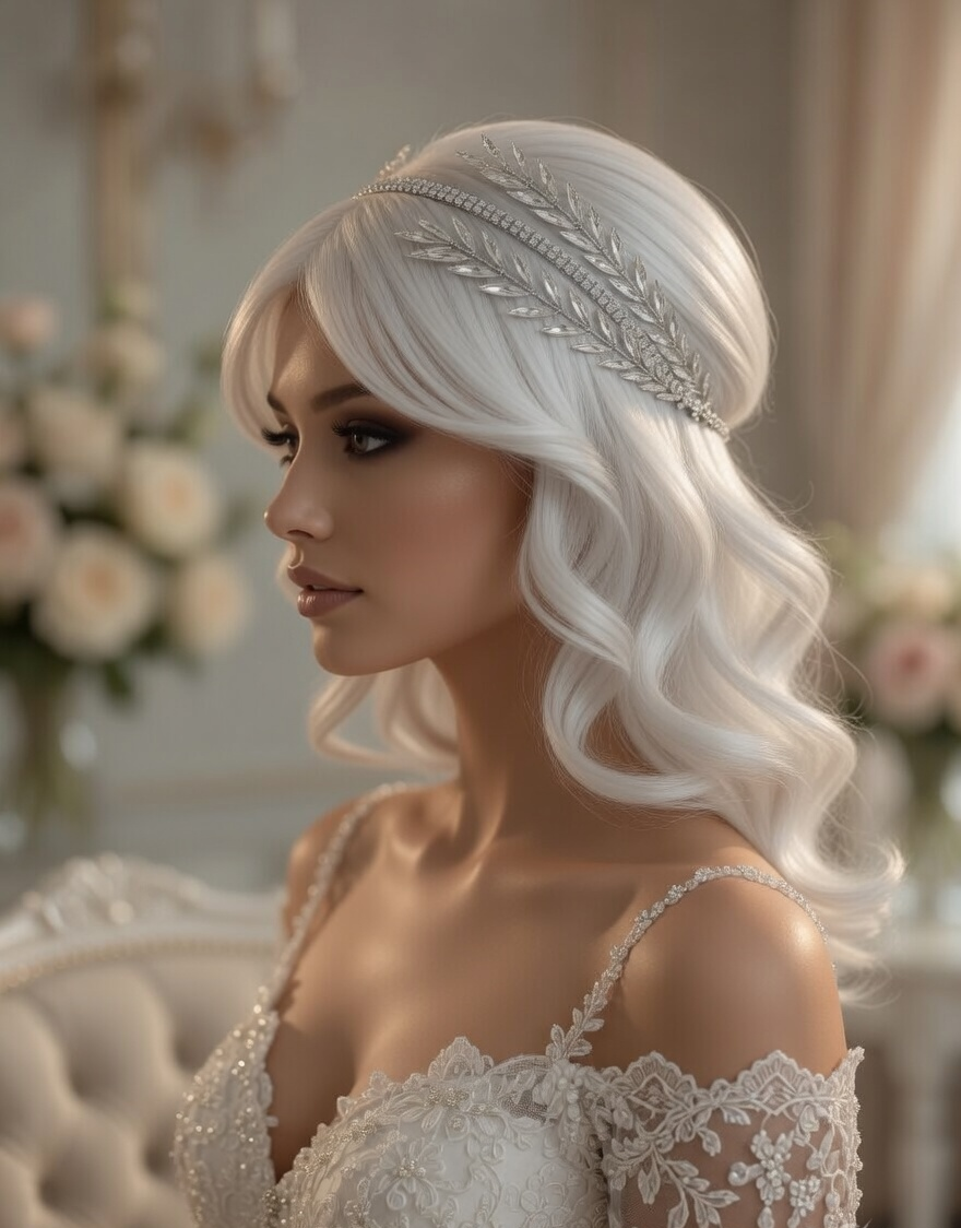 Sienna Bridal Hairpiece - Gold Floral Bridal Hair Accessory - Lustre & Star