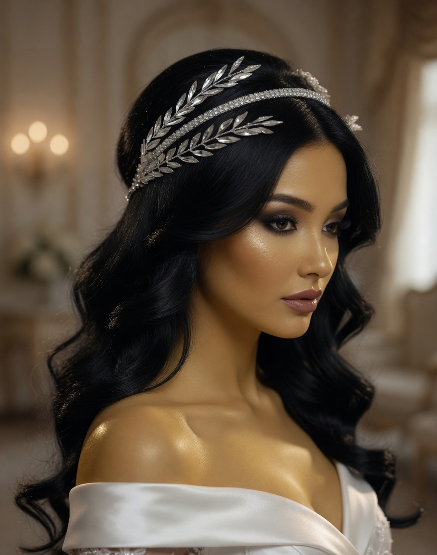 Sienna Bridal Hairpiece - Gold Floral Bridal Hair Accessory - Lustre & Star