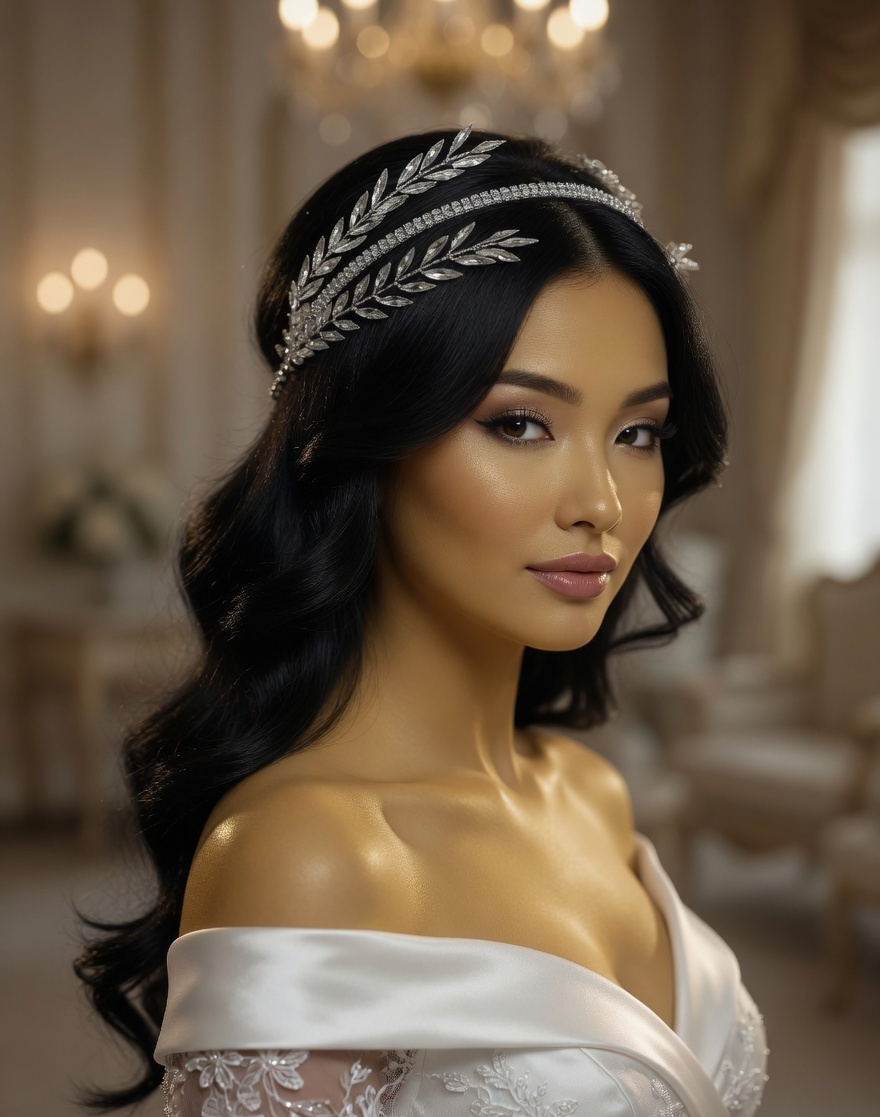 Sienna Bridal Hairpiece - Gold Floral Bridal Hair Accessory - Lustre & Star