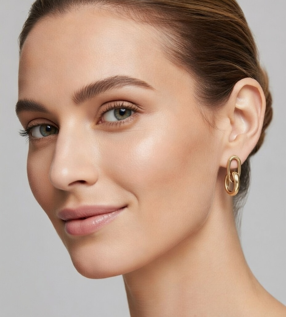 Heirloom Twin Earrings - Gold Stainless Steel Earrings - Lustre & Star