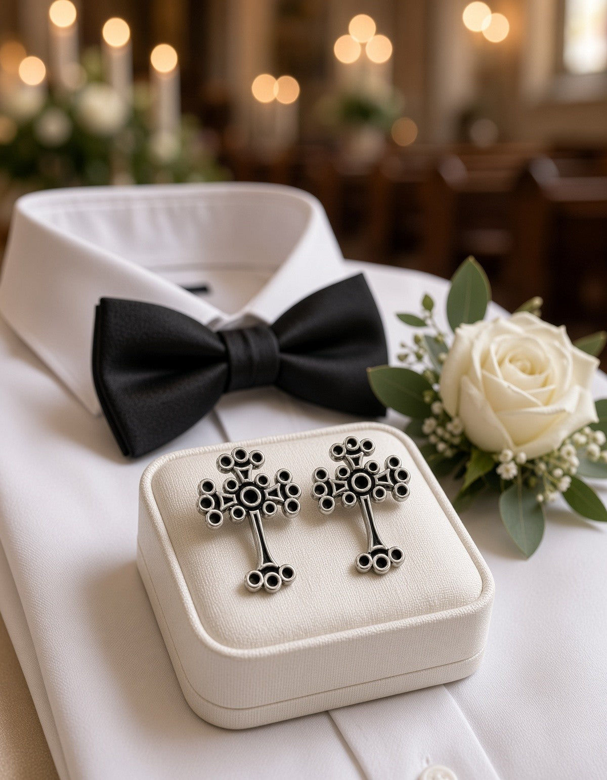 Middle Eastern Grooms Back Crosses