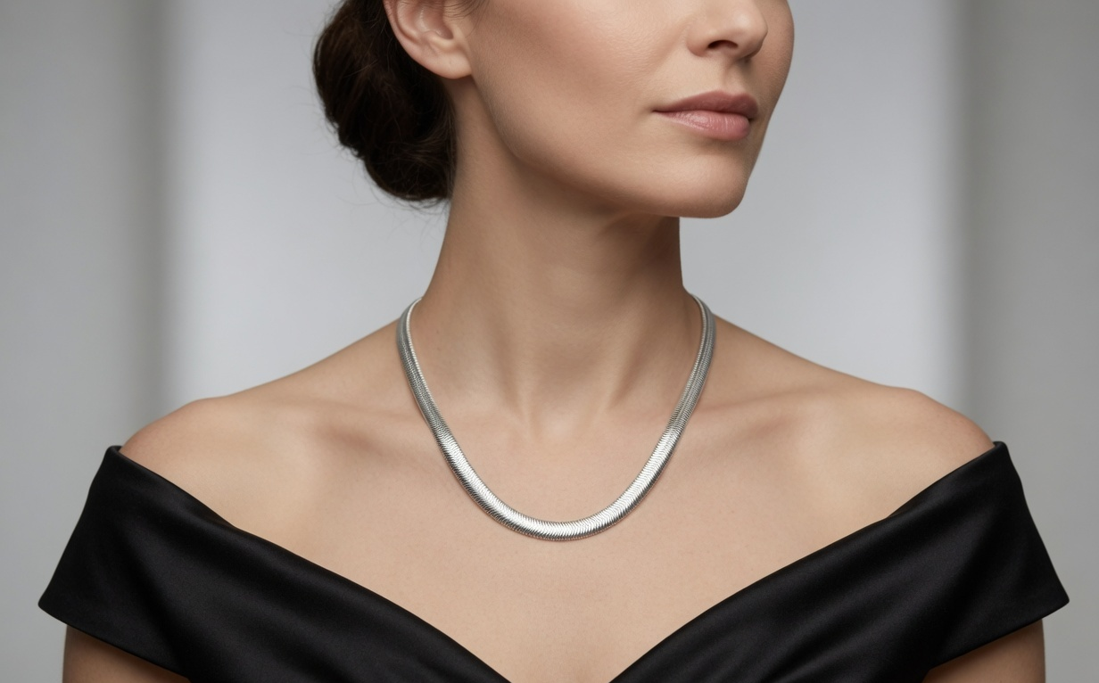 Snake Chain Necklace - Gold Stainless Steel Snake Chain - Lustre & Star